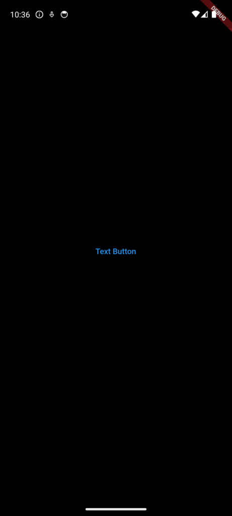 【Flutter】TextButtonを簡単に作成